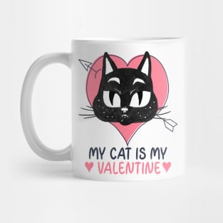 My Cat is my Valentine Mug